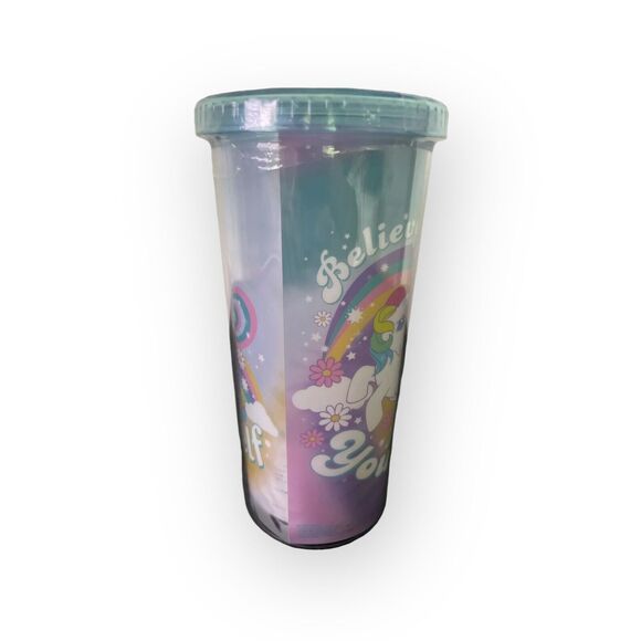 MY LITTLE PONY Straw Cup Tumbler 80s Retro Vibes New With Tag - Picture 4 of 6